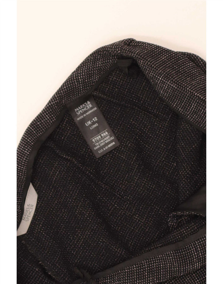 Marks & Spencer Lige fritidsbukser til kvinder UK 12 Medium W32 L33 Grå