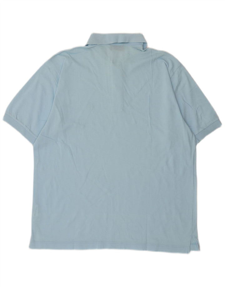 Sergio Tacchini Herre poloshirt IT 50 Medium Blå Bomuld