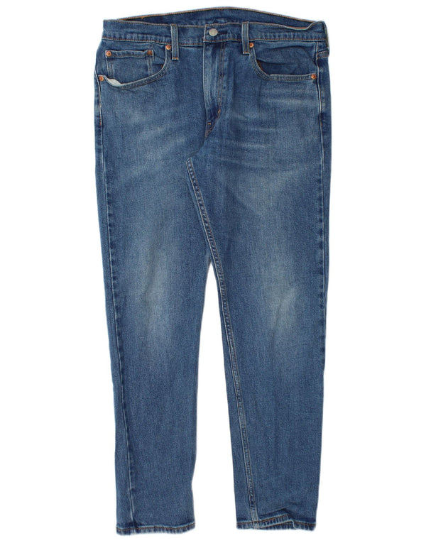 LEVI'S Herre 512 Slim Tapered Jeans W33 L30 Blå Bomuld