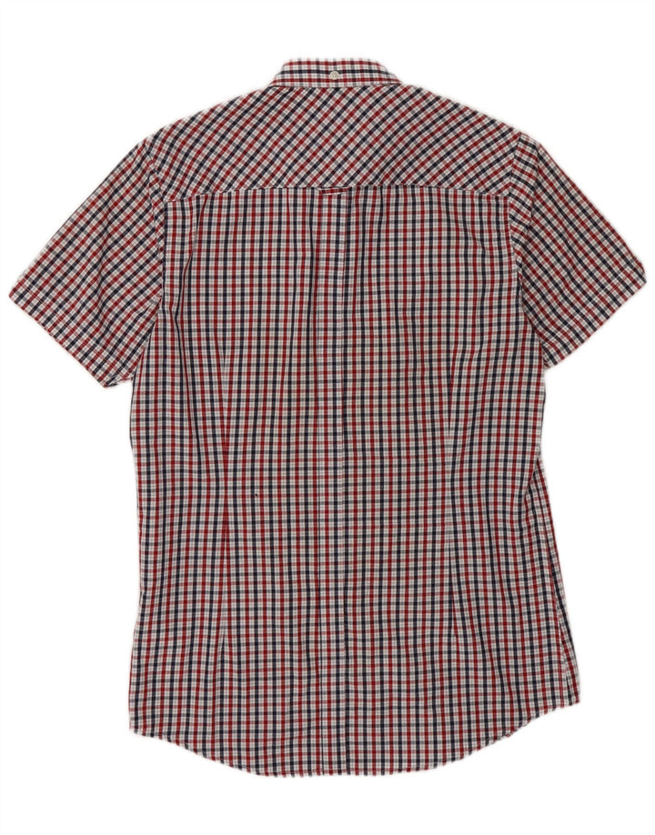 Ben Sherman Herre signatur kortærmet skjorte Lille flerfarvet ternet