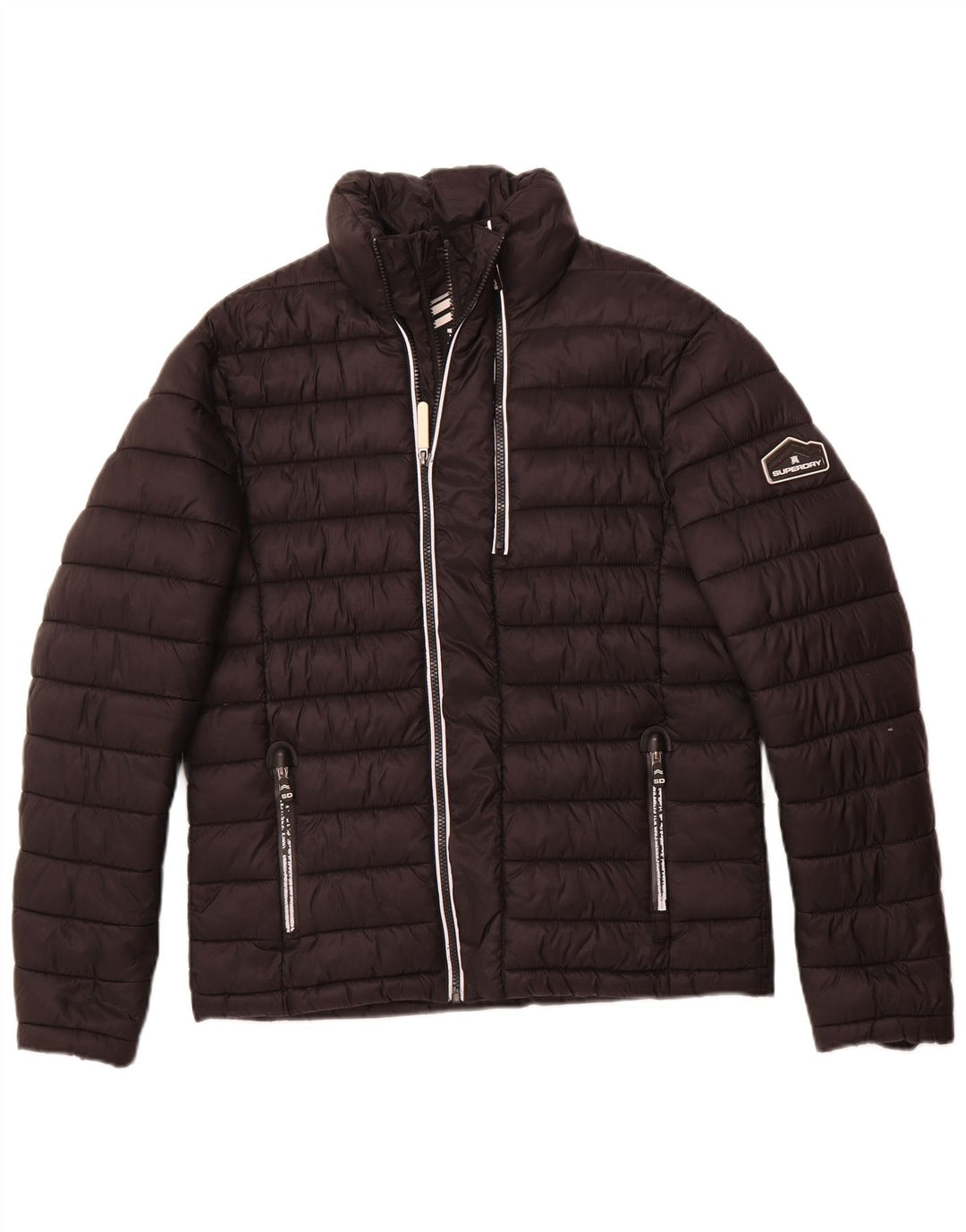 Superdry Polstret Herrejakke UK 38 Medium Sort Nylon