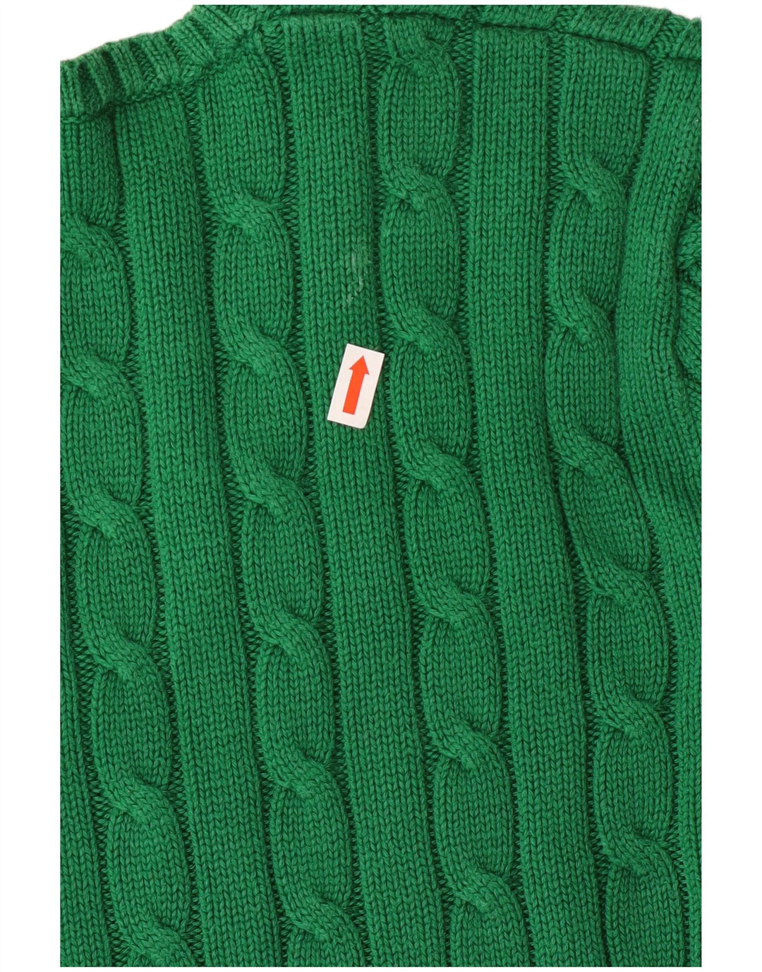 Polo Ralph Lauren Dame V-hals sweater UK 12 Medium Green Classic