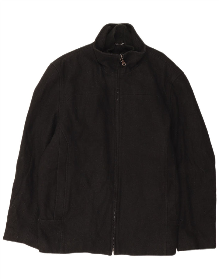 Calvin Klein Herre Windbreaker Jacket UK 38 Medium Black