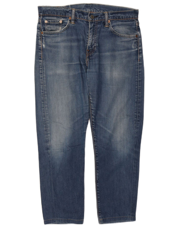Levi's Womens 508 Regular Fit tilspidsede jeans W30 L25 blå bomuld