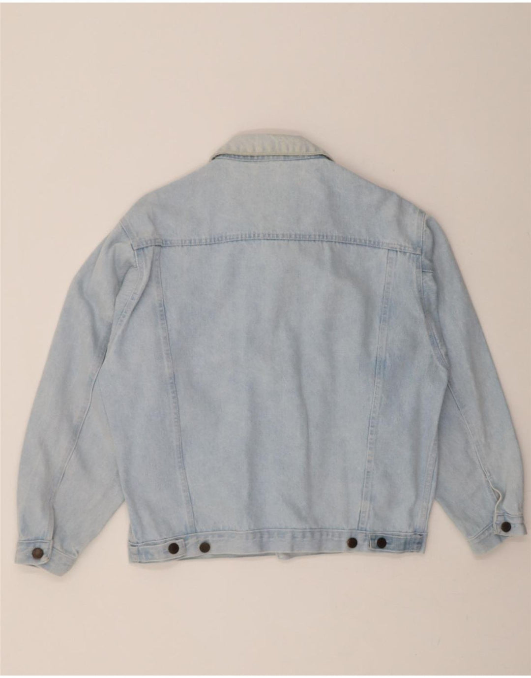 VINTAGE Mens Denim Jacket UK 38 Medium Blue Cotton Vintage Vintage and Second-Hand Vintage from Messina Hembry 