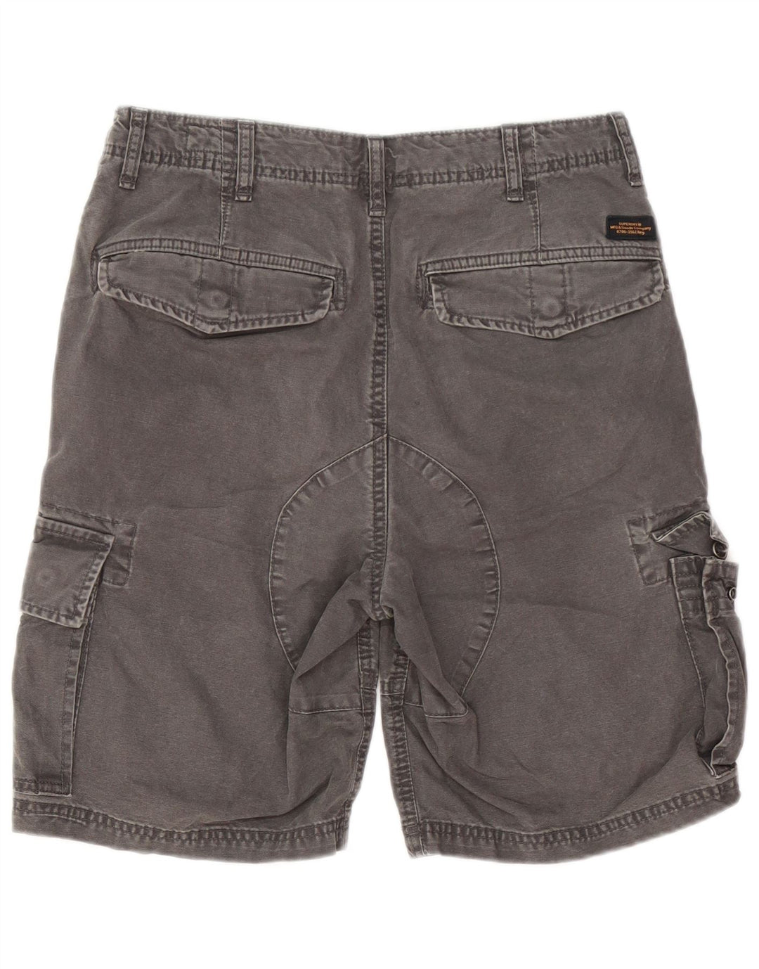 Superdry Cargo Shorts til mænd W30 mellemgrå bomuld