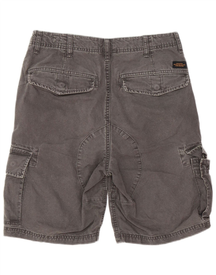 Superdry Cargo Shorts til mænd W30 mellemgrå bomuld