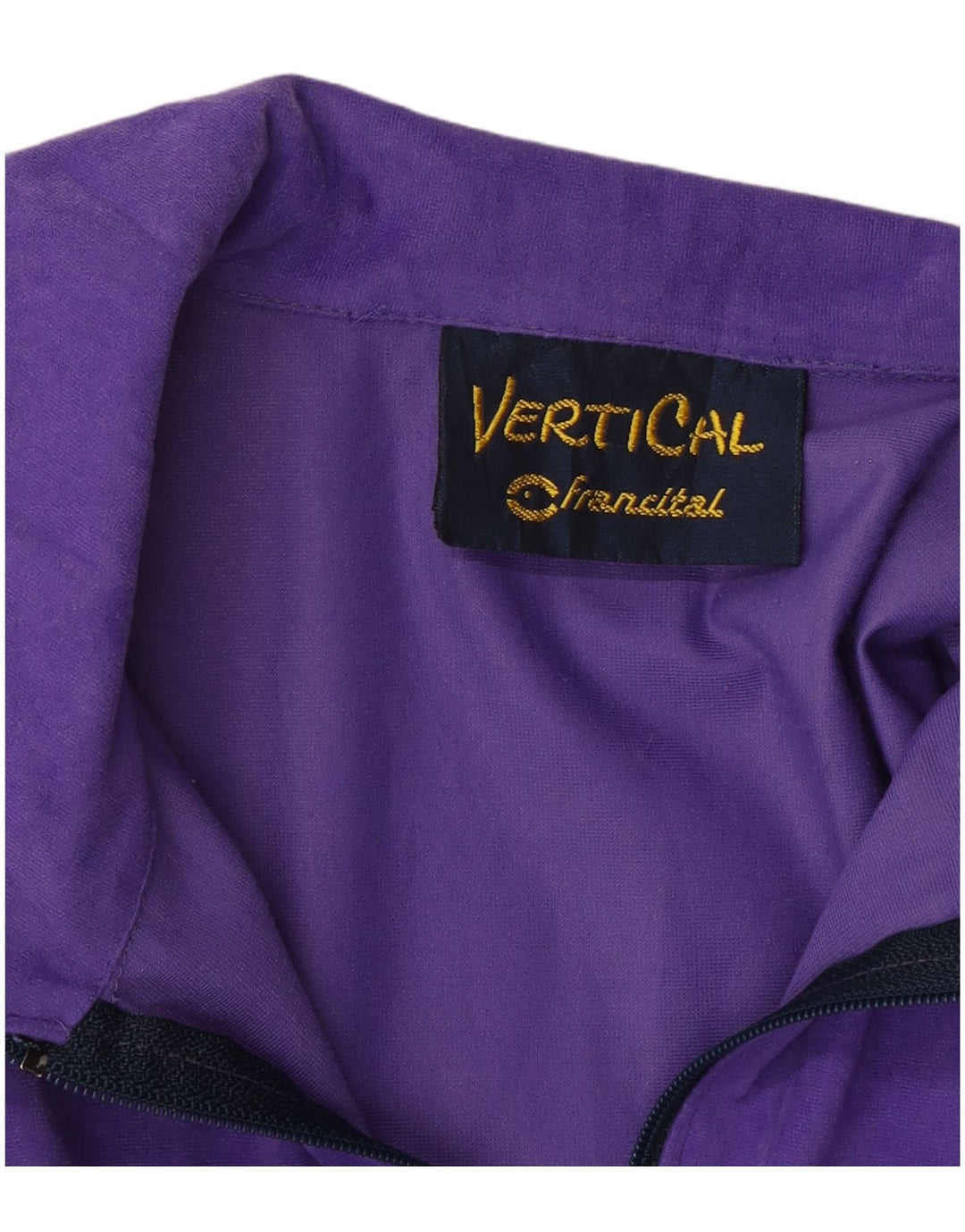 VERTICAL Herre velour træningsdragt Topjakke Medium Lilla Colourblock
