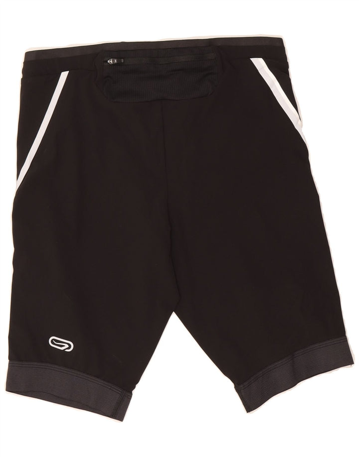 DECATHLON Womens Sport Shorts UK 14  Large  Black Vintage Decathlon and Second-Hand Decathlon from Messina Hembry 