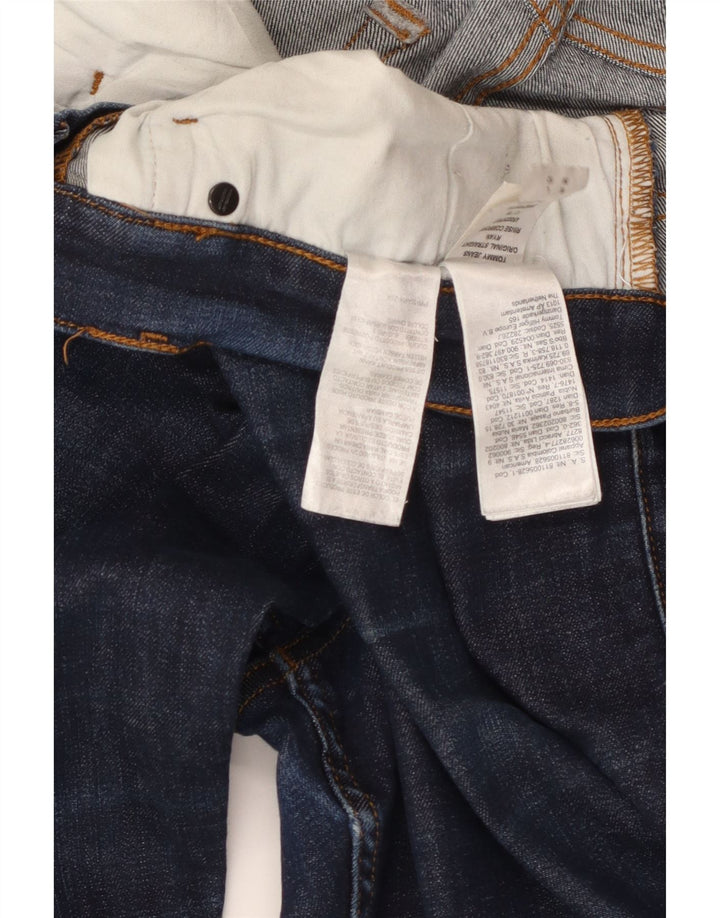 TOMMY HILFIGER Lige jeans til kvinder W36 L32 Marineblå bomuld