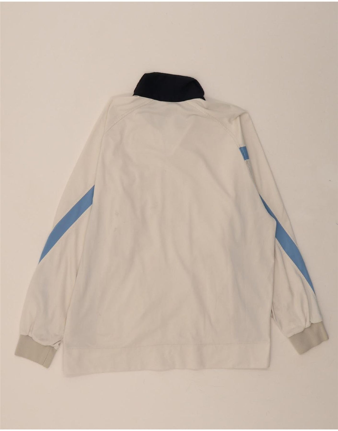 CHAMPION Mens Tracksuit Top Jacket Medium White Colourblock Polyester Vintage Champion and Second-Hand Champion from Messina Hembry 