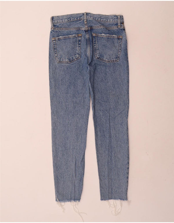 ZARA Dame Slim Jeans EU 34 2XS W24 L27 Blå Bomuld