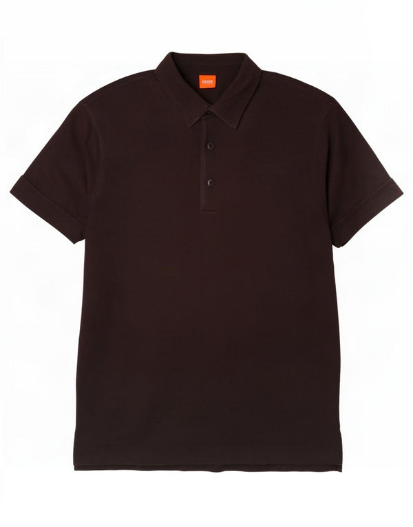 Hugo Boss Poloshirt til mænd Stor sort bomuld