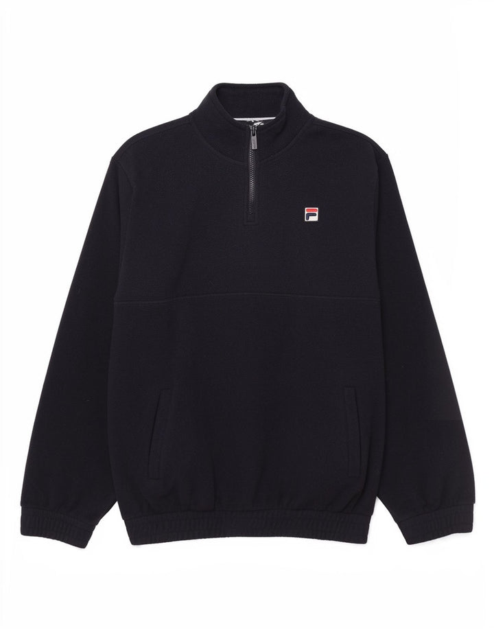 Fila Fleece Jumper med lynlås til mænd Medium Marineblå