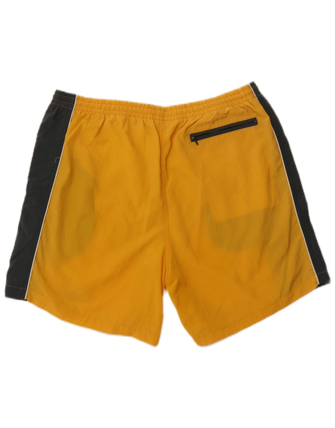 RUSSELL ATHLETIC Herre svømmeshorts XL Gul Colourblock Nylon