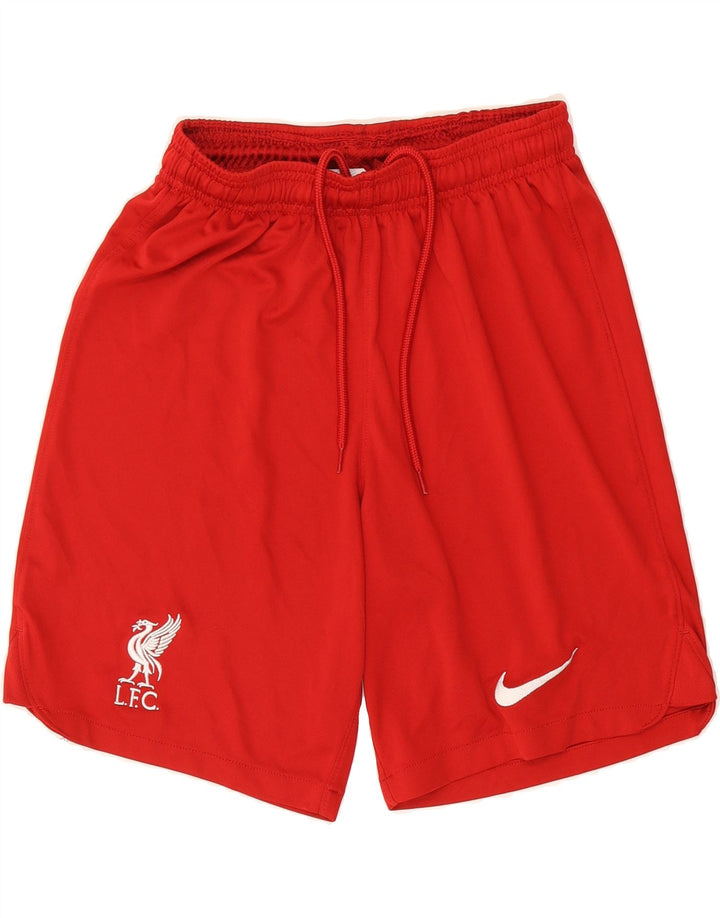NIKE Mens Liverpool Slim Fit Graphic Sport Shorts Small  Red Polyester Vintage Nike and Second-Hand Nike from Messina Hembry 