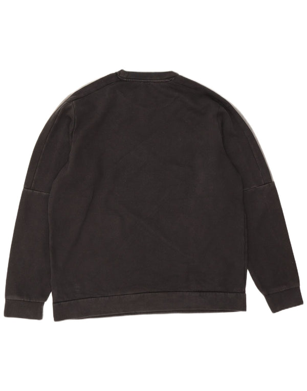 Adidas Herre Sweatshirt Jumper Large Sort Bomuld