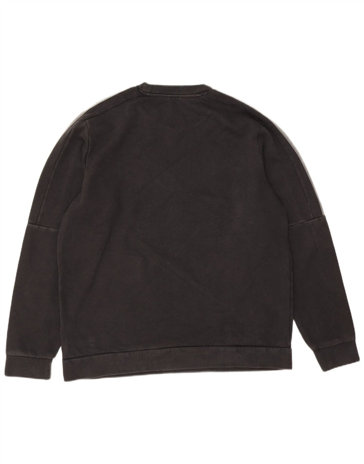 Adidas Herre Sweatshirt Jumper Large Sort Bomuld