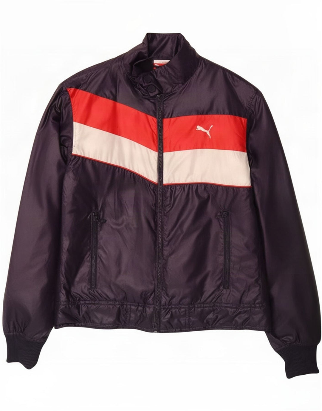 Puma Polstret Herrejakke UK 38 Medium Lilla Colourblock Polyester