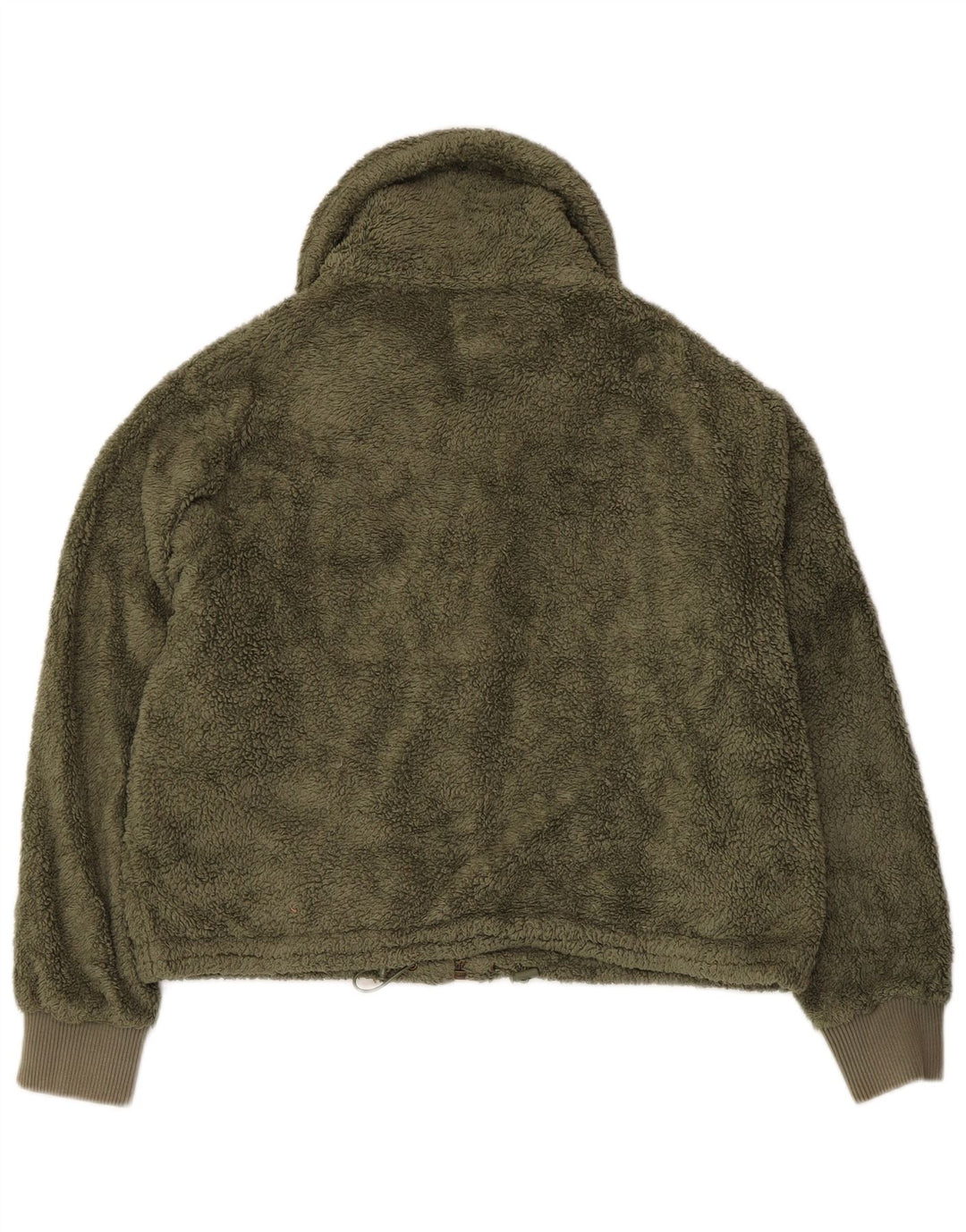 Billabong Dame Oversized Fleecejakke UK 10 Lille Grøn Polyester