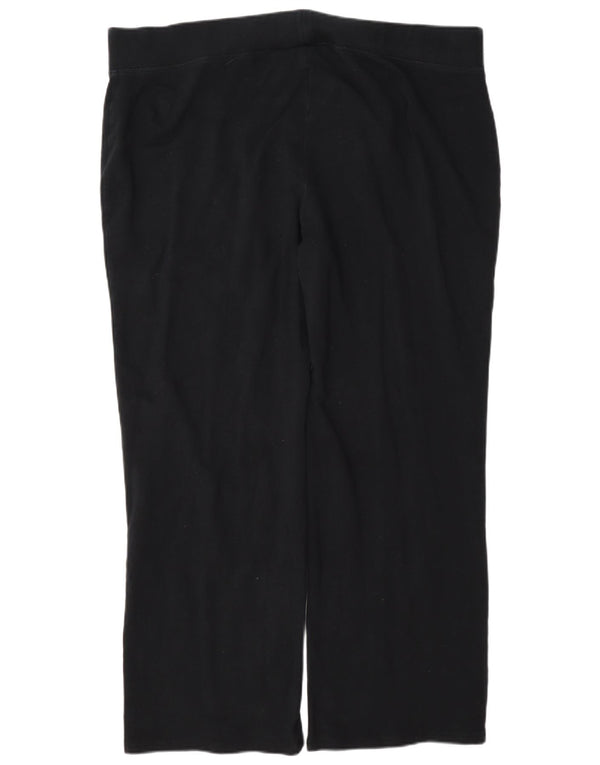 Marks & Spencer Dame Loose Fit Casual Bukser UK 22 3XL W42 L29 Sort