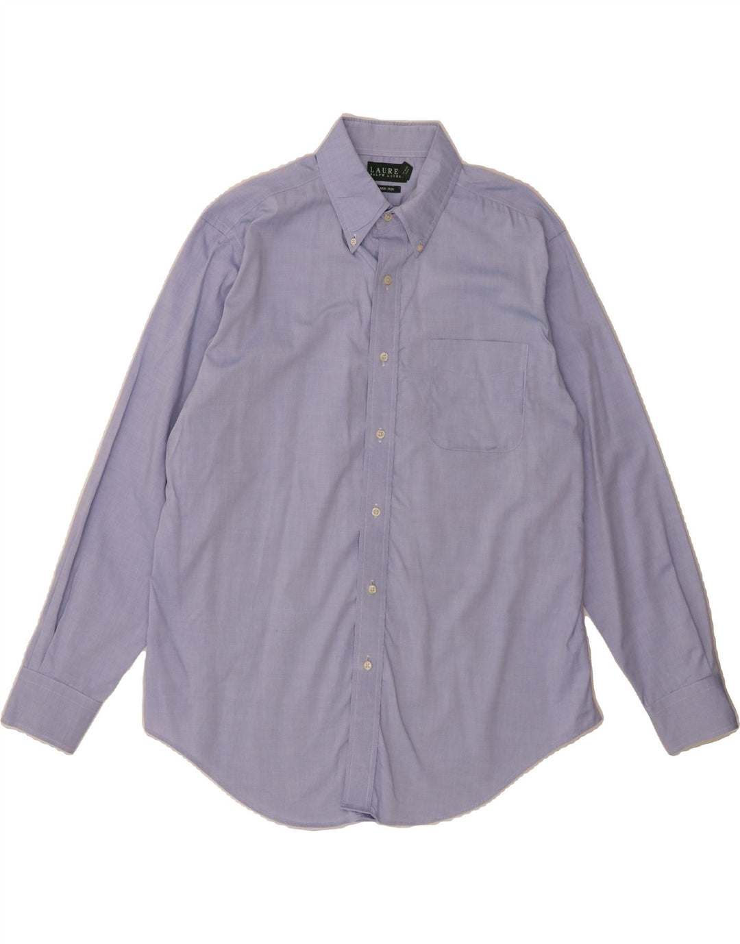 RALPH LAUREN Mens Shirt Size 16 1/2 Large Blue Cotton Vintage Ralph Lauren and Second-Hand Ralph Lauren from Messina Hembry 