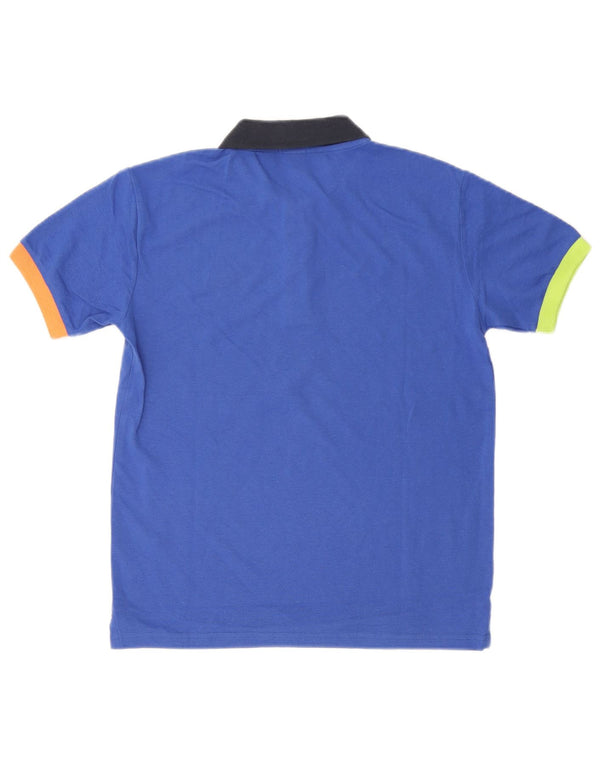 North Sails Boys Polo Shirt 13-14 År Blå Colourblock Bomuld