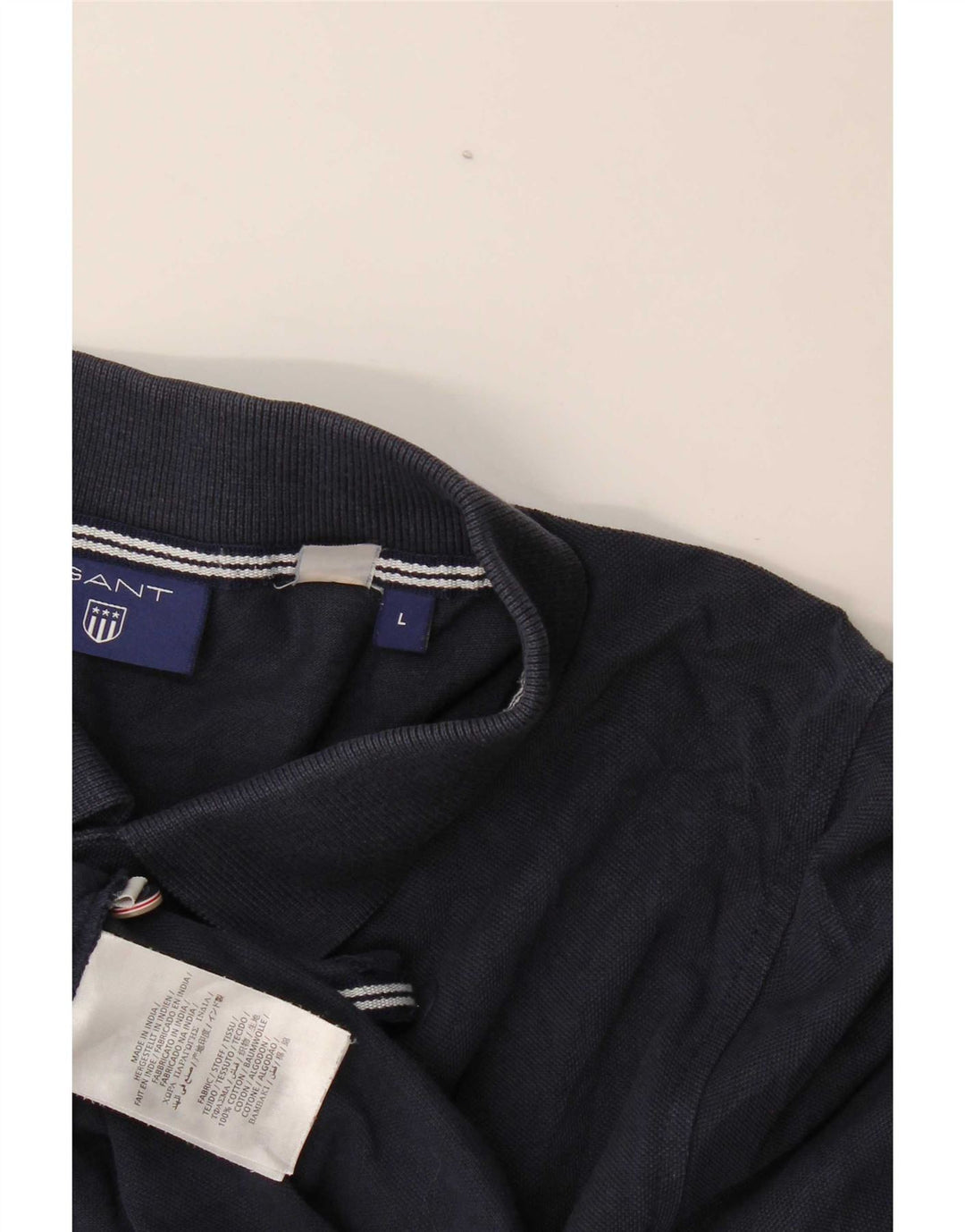 Gant Polo Shirt til mænd Stor marineblå bomuld