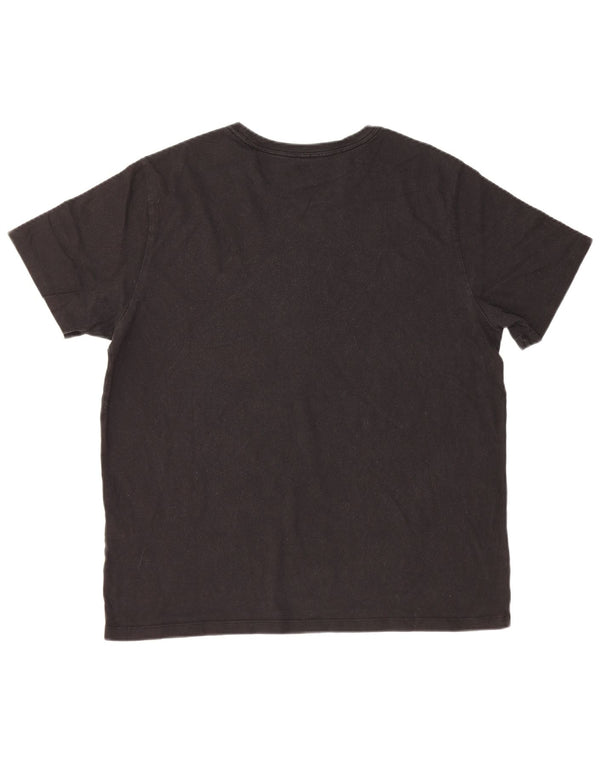 Levi's Herre Standard T-Shirt Top Stor Sort Bomuld