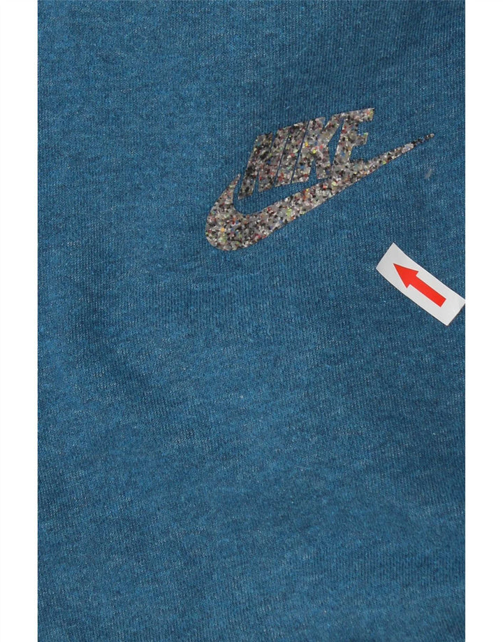 Nike hættetrøje til mænd, stor blå bomuld