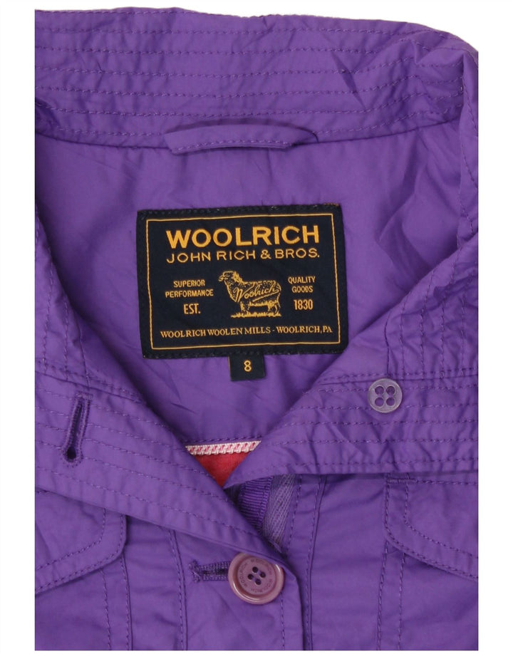 Woolrich Pigeparkajakke 7-8 år Lilla