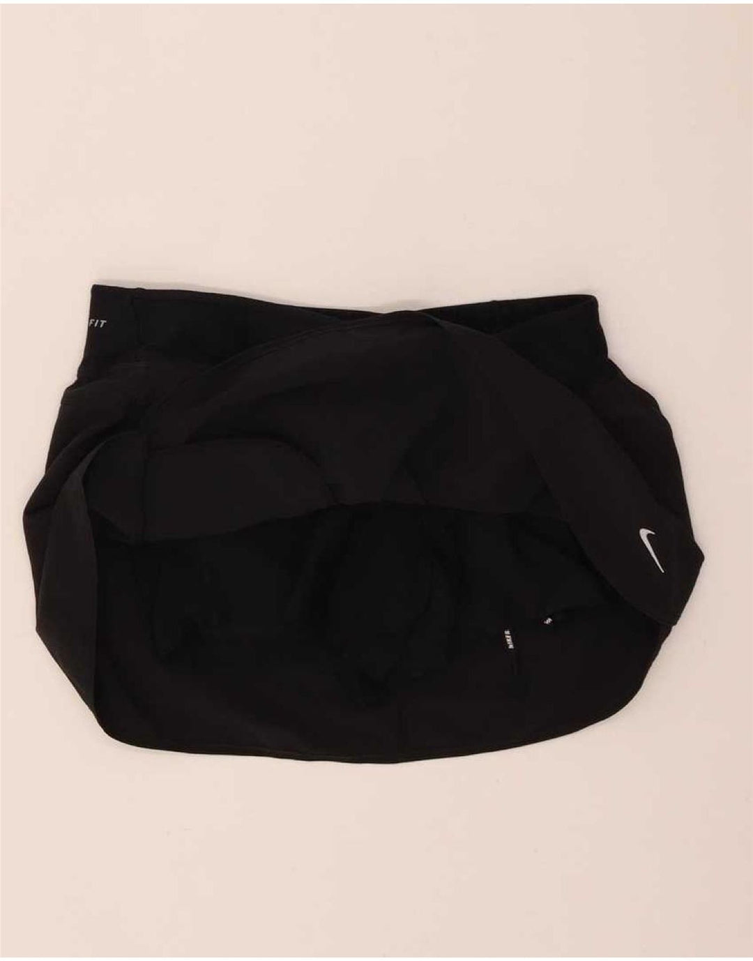 Nike Womens Dri Fit Skort UK 14 Medium Black Polyester