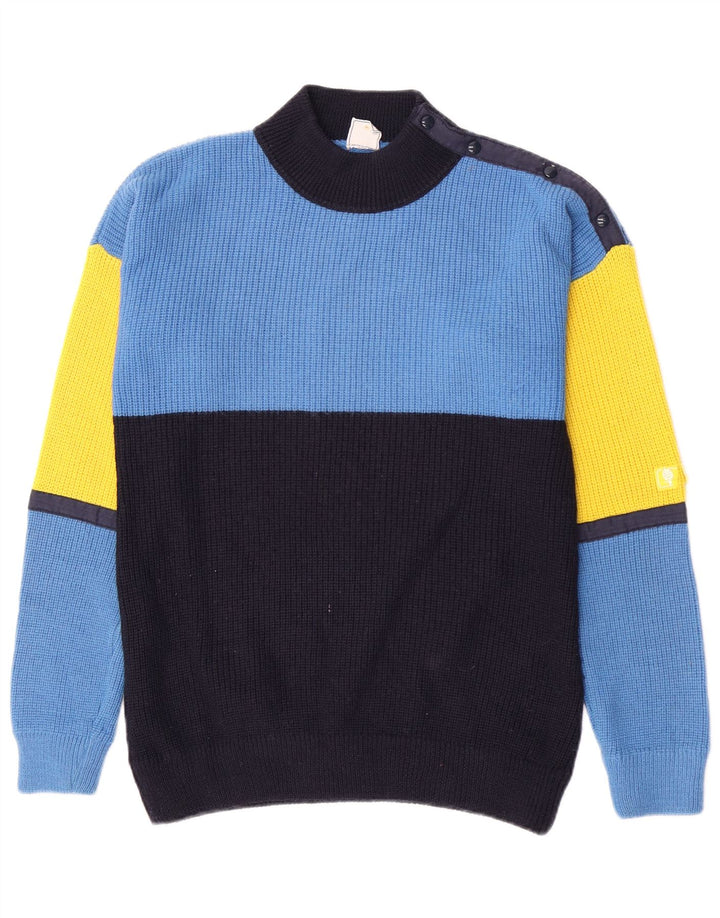 Marina Yachting Herre Turtle Neck Jumper Sweater EU 38 Medium Blue Nautical