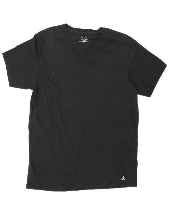 CALVIN KLEIN Herre T-Shirt Top Medium Sort