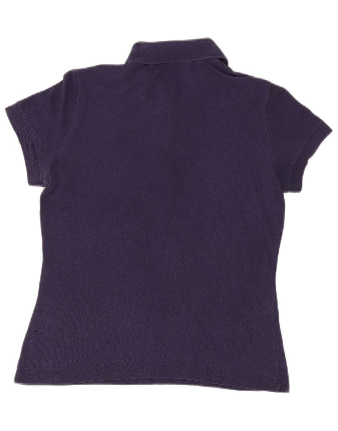 Lacoste Dame Polo Shirt Størrelse 42 Large Marineblå Bomuld