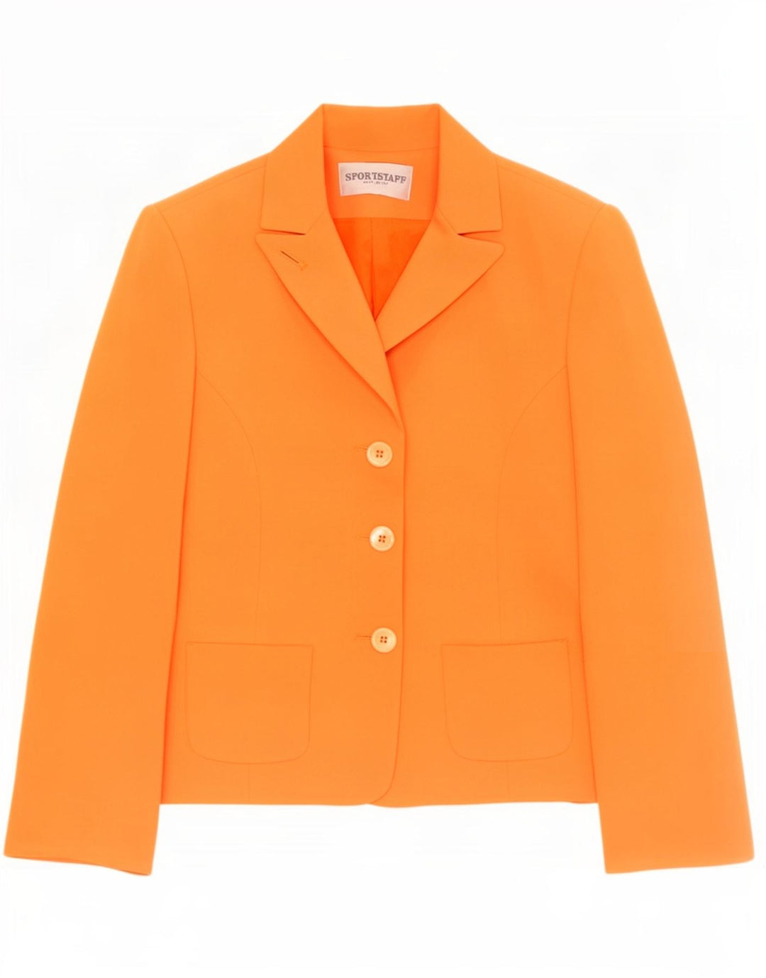 Sport Staff Dame 3-knaps blazerjakke IT 42 Medium Orange