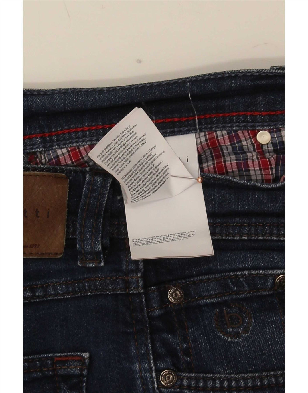 Bugatti Herre Nevada Straight Jeans W36 L32 Marineblå Bomuld