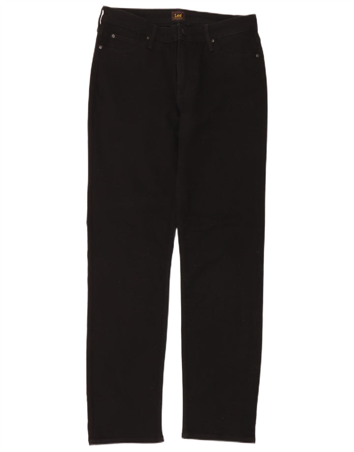 Lee Dame Marion Straight Jeans W34 L33 Sort Bomuld