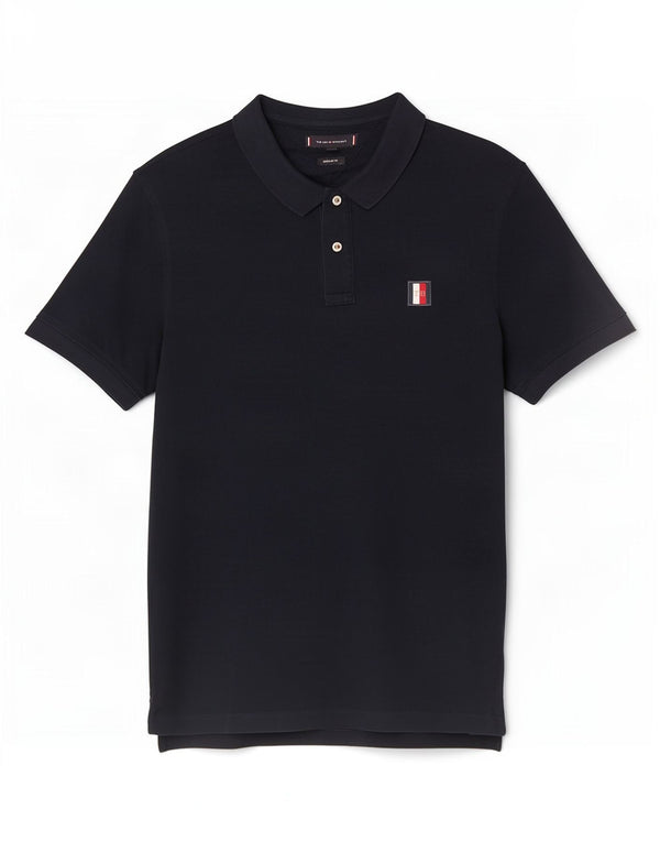Tommy Hilfiger Herre Regular Fit Polo Shirt XL Navy Blue Bomuld