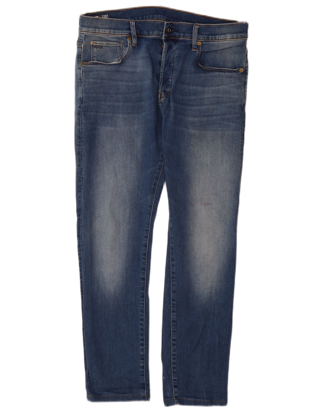 G-Star Herre Slim Jeans W34 L32 Blå Bomuld