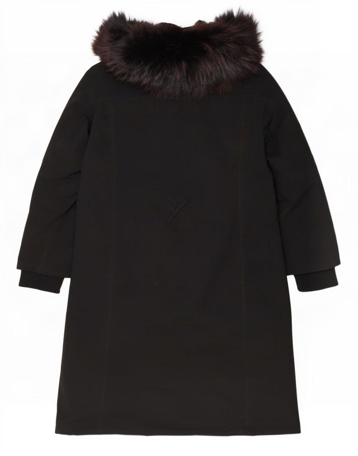 Prada Polstret Frakke IT 42 Medium Sort Polyester