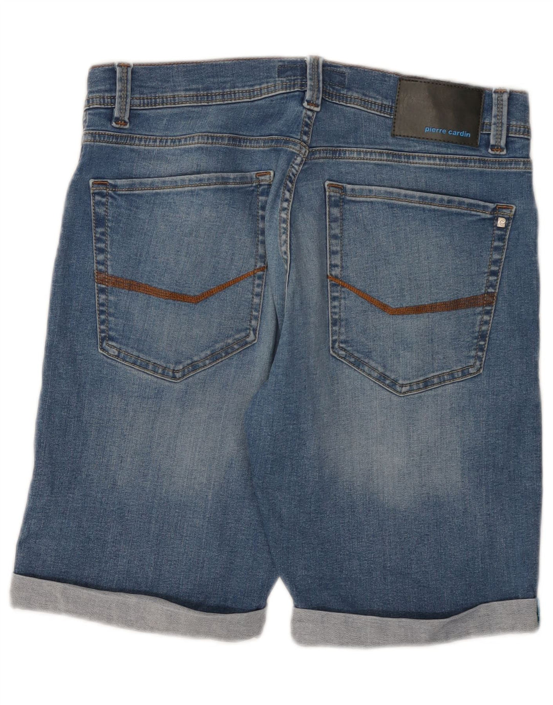 Pierre Cardin Denim Shorts til mænd W32 Medium Blue