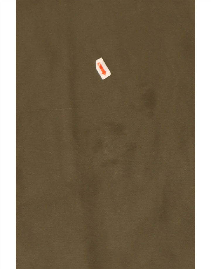 Vintage Militærskjorte til mænd Medium Khaki