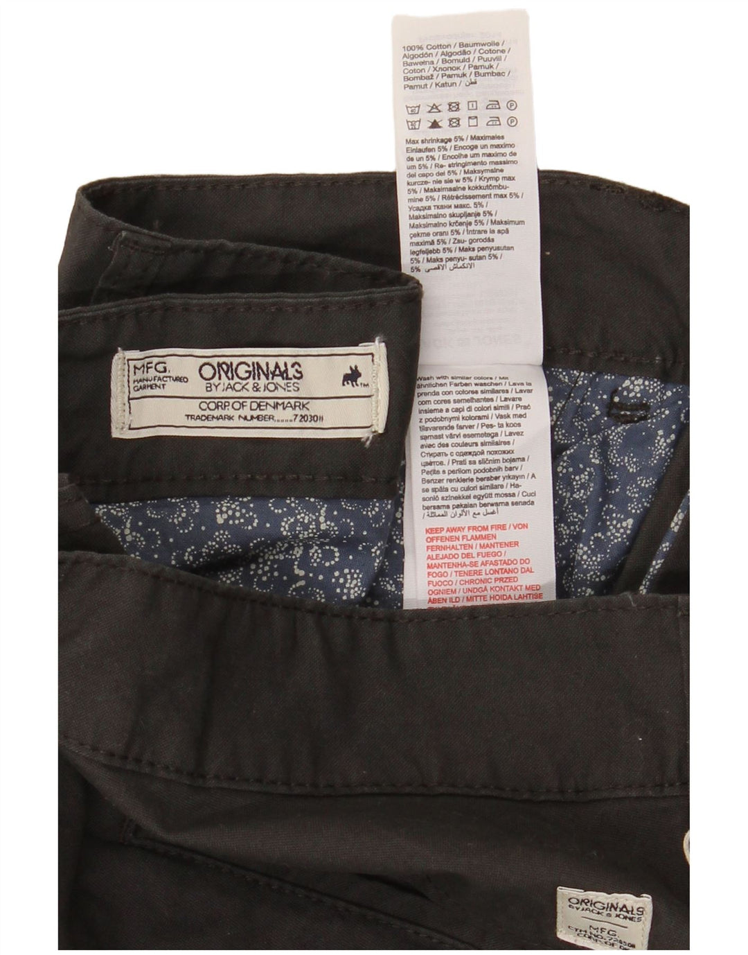 JACK & JONES Herre Regular Fit Chino Shorts W36 Large Black Bomuld