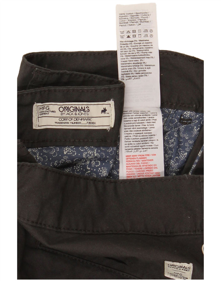 JACK & JONES Herre Regular Fit Chino Shorts W36 Large Black Bomuld
