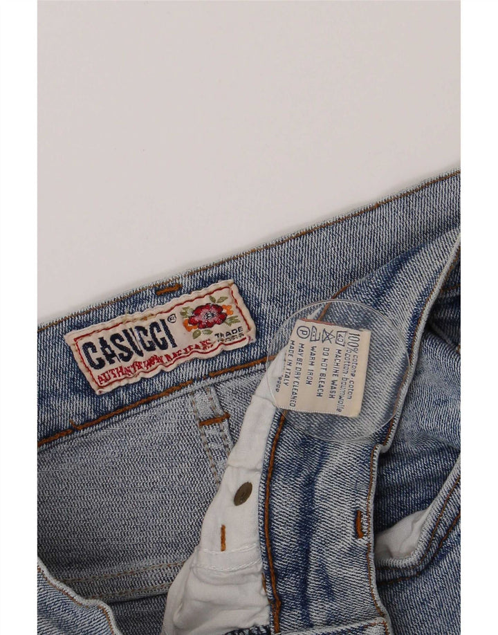 Casucci Dame Jeans med høj talje W29 L26 Blå Bomuld