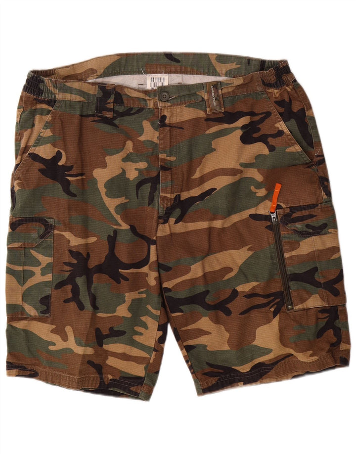 SOLOGNAC Herre Cargo Shorts W38 XL Brun Camouflage