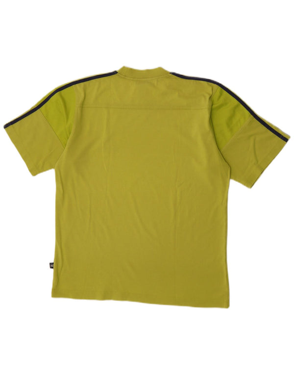 Adidas Herre grafisk T-shirt top UK 38/40 Medium Green