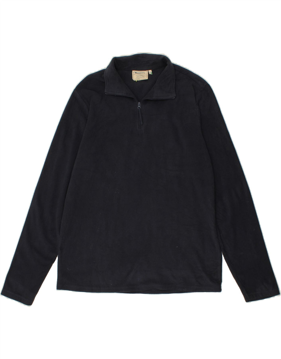 MOUNTAIN WAREHOUSE Mens Zip Neck Fleece Jumper Medium Navy Blue Vintage Mountain Warehouse and Second-Hand Mountain Warehouse from Messina Hembry 