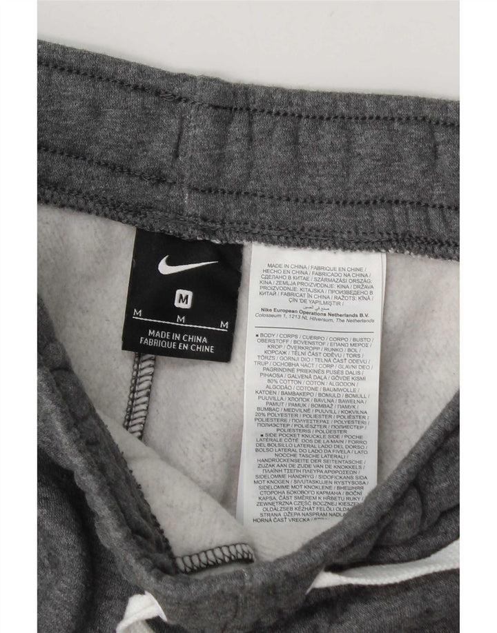 Nike Sportshorts til mænd, mellemgrå flækket bomuld